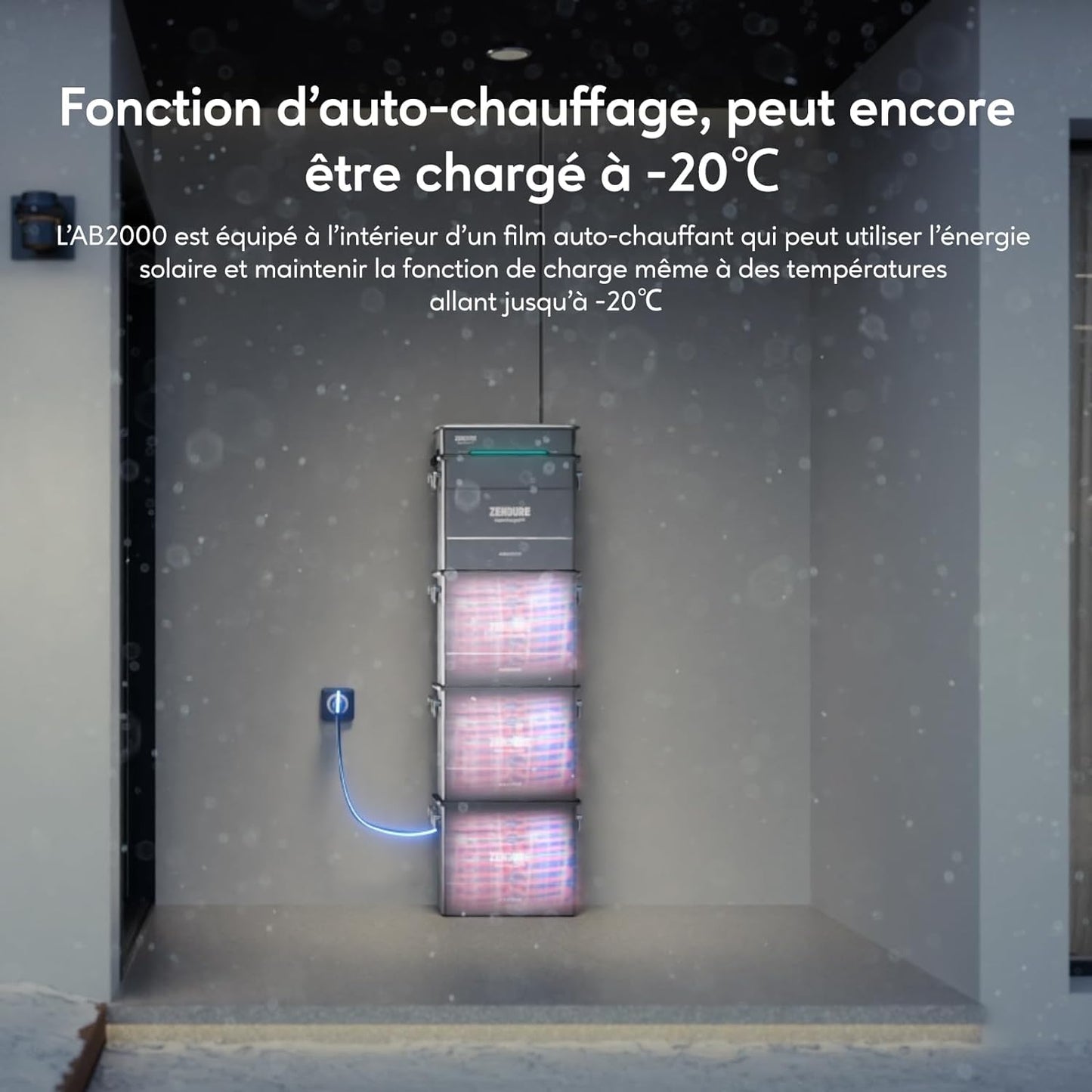 Pack kit solaire toiture Plug & Play + Zendure Hyper 2000