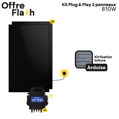 Kit solaire Plug and Play 2 Panneaux 810W