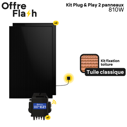Kit solaire Plug and Play 2 Panneaux 810W