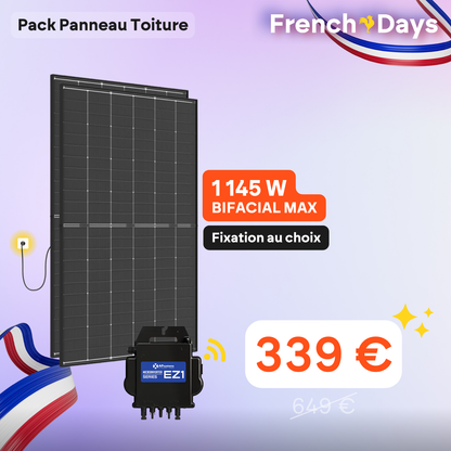Kit solaire toiture Plug and Play
