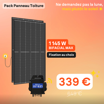Kit solaire toiture Plug and Play
